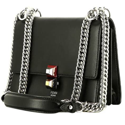 Kan I Black Leather Bag 